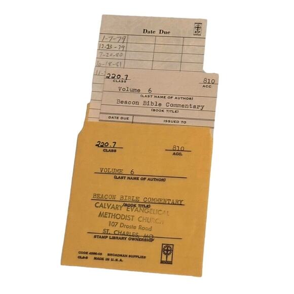 Beacon Bible Commentary Volume 6 HC 1964 Matthew Mark Luke Prepping Messiah Lbry - Picture 9 of 12